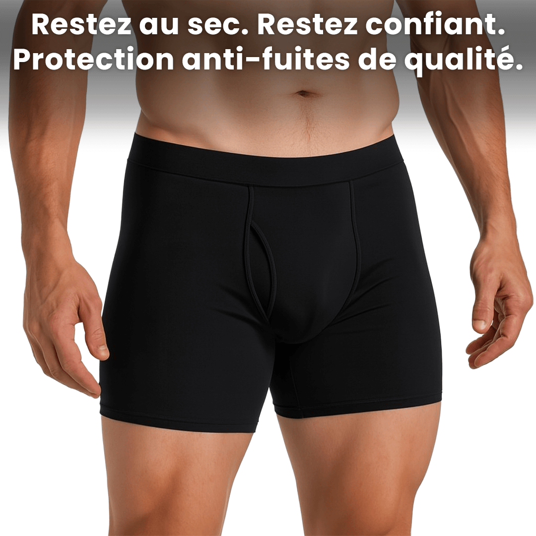 Boxers pour Hommes Ultra-Absorbants contre l’incontinence